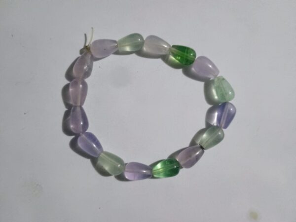 Pulsera de Fluorita Multicolor - Claridad Mental, Protección y Armonía - Image 4