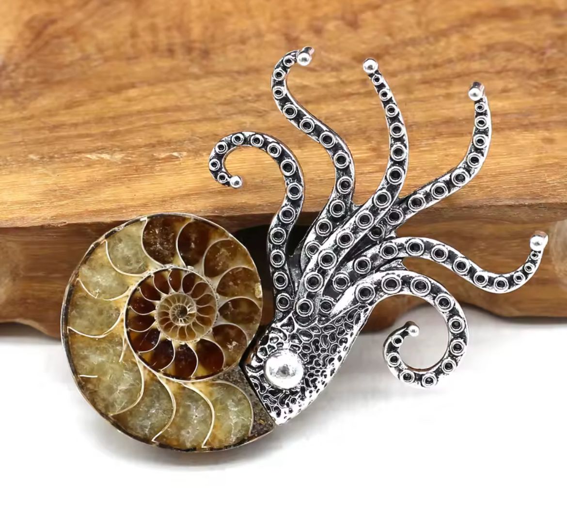 Prendedor de Acero – Anémona Pulida - Image 3